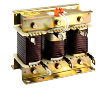 Réacteur onduleur triphasé à basse tension à noyau de fer Gaoyun GKSG-2.1/0.525-14% 0.525KV 2.1kvar à bobinage en cuivre