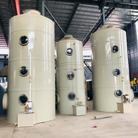 Nouvelle colonne d'absorption industrielle en PP pour gaz de combustion, idéale pour les hôtels et l'industrie, composants essentiels incluant ventilateur et moteur