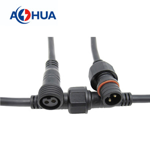 Aohua Tùy Chỉnh M19-02 2 3 4 Pin PVC Thông Tư Over Khuôn Không Thấm Nước Nam Nữ Kết Nối Ip65 Cho Chiếu Sáng Giao Thông Kỹ Thuật - Product Image 3