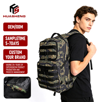 Nouveauté Sac à dos tactique sportif imperméable antivol en polyester Oxford de haute qualité pour femmes avec une capacité d'environ 44L