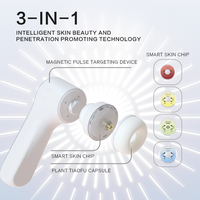 Appareil de beauté multifonctionnel portable, technologie MIT, stimulation du collagène, lifting et raffermissement de la peau, système de capsules, machine de beauté