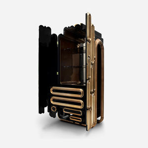 Cina Foshan produttore di mobili marchio italiano moderno minimalista oblungo in oro prezzo accessibile - Product Image 4