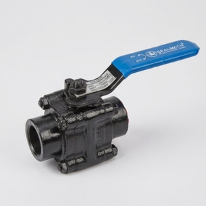 Vanne à boisseau sphérique en acier forgé industriel Classe 800 A105 3PC pour le contrôle des conduites haute pression - Product Image 2