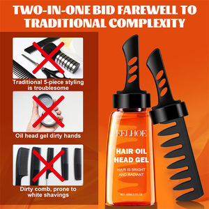 Private Label 100ml maschio testa di olio per <span class=keywords><strong>capelli</strong></span> <span class=keywords><strong>Gel</strong></span> all'ingrosso modellatura rapida forte durata senza Chip bianco <span class=keywords><strong>Gel</strong></span> per <span class=keywords><strong>capelli</strong></span> per gli uomini - Product Image 3