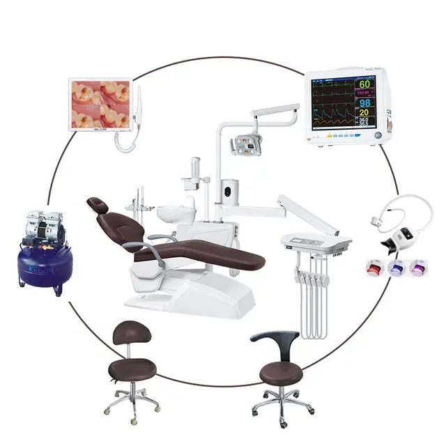 CE&ISO Supplier Dental Scaler Dental Simulation Unit Dental Assistant Chair Approved China Electric Leather Ce 3 Years 2 Years