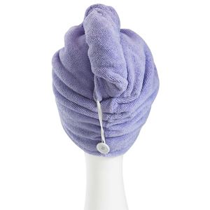 Serviette de cheveux en microfibre à séchage rapide personnalisée, couleur personnalisée, pour la maison, le spa, la plage - Product Image 1