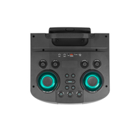 Enceinte trolley Diamond haute puissance 12 pouces rechargeable portable avec microphone sans fil pour karaoké et basses DJ