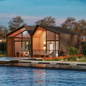 บ้านสำเร็จรูปหรูหรา 2 ห้อง<span class=keywords><strong>นอน</strong></span> ติดตั้งรวดเร็วจากจีน บ้านสำเร็จรูปแบบโมดูลาร์ บ้านคอ<span class=keywords><strong>น</strong></span>เท<span class=keywords><strong>น</strong></span>เนอร์สำหรับโรงแรม - Product Image 3