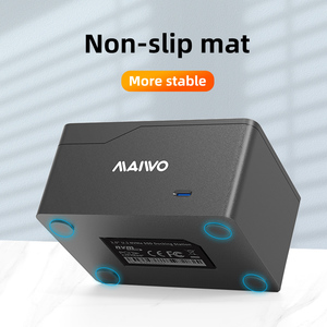 Neuerscheinung USB Typ-C zu Externem NVMe U.2 Festplatten-Docking-Gehäuse Adapter, 10Gbps für 2,5 Zoll SFF-8639 <span class=keywords><strong>U2</strong></span> Festplatten - Product Image 5