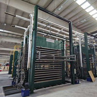 Presse hydraulique à chaud 25 couches 800 tonnes pour contreplaqué, MDF, panneaux de particules, laminage de panneaux de bois, automatique PLC