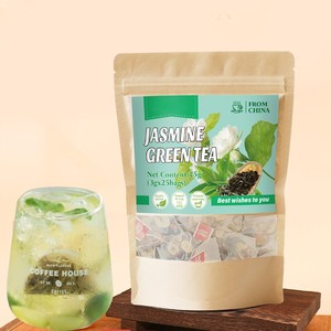 Té Verde Jazmín de Nueva Cosecha, Bolsitas de Té Individualmente Envueltas, Aroma Fresco y Fuerte, Té Verde Jazmín para el Hogar y la Oficina - Product Image 1