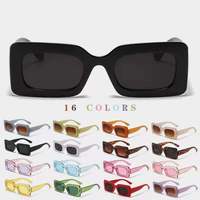 Nouvelles Lunettes de Soleil Carrées Couleur Bonbon 2023, Monture Fine Couleur Gelée, Unisexe, Tendance, Personnalité, Protection UV400, Monture Complète