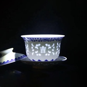 Jingdezhen 9 Pieces Porcelain <b>Tea</b> <b>Sets</b> Kongfu <b>Tea</b> Living Room <b>Sets</b> Fine Ceramic <b>Tea</b> Cup <b>Sets</b> for Collection - Product Image 3