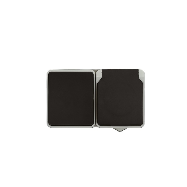 Durable Using IP54 Surface Mount Waterproof Switch and Socket Dustproof Electrical Switch and Socket