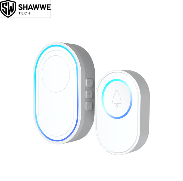 Tuya Smart Video Doorbell with Door Chime 2.4G Wi-Fi App Alarm & Motion Sensor ABS Material for Home Security