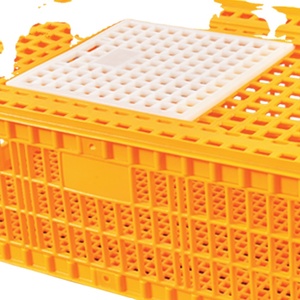 Nueva caja de transporte de aves de corral de plástico vendida en fábrica para <span class=keywords><strong>pollo</strong></span>, avestruz, pato, ganso, transporte de pavo - Product Image 2