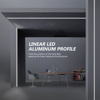 Bandes de LED en aluminium 1M 2M 3M Profilé en aluminium pour bandes Lumière linéaire en aluminium traitement de coupe personnalisé
