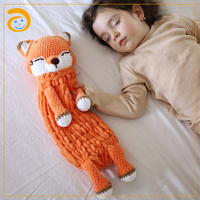 Poupée en crochet musulmane faite à la main, poupée animale en tricot doux, jouet en peluche islamique pour bébé, cadeau de l'Aïd, cadeau d'anniversaire, décoration de chambre d'enfant