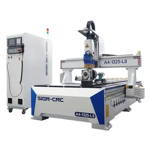 ATC cnc router high Quality cnc with 9KW spindle and servo motor for Furniture shop