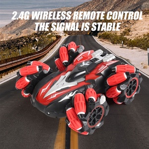 AiJH 2.4G Juguetes de Alta Velocidad, Auto de Acrobacias con Control Remoto, con Luces, Giro de 360 Grados, Auto de Acrobacias RC - Product Image 4