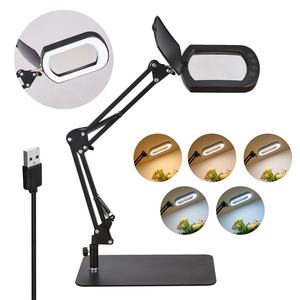 Hot Selling Beauty Salon Faltbare Lupe Lampe Touch Dimmbar 5 Modi Lupe Lupe Lampe Schreibtisch lampe - Product Image 2