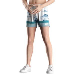 Shorts de protection solaire pour hommes avec cordon de serrage, taille ajustable, coupe active, respirants, pour temps chaud, surf et pêche à la ligne - Product Image 2