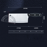 Couteau de cuisine en acier inoxydable de haute qualité d'approvisionnement d'usine de la Chine couteau de chef