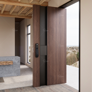 Porte d'Ingresso Principali in Legno di Alta Qualità Francese con Campanello per Casa, Porte in Legno, Porte per Villa, Porte Esterne per <span class=keywords><strong>la</strong></span> Casa - Product Image 4