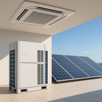 Climatiseur solaire AC/DC de type central VRF, respectueux de l'environnement, anti-explosion, faible coût d'entretien, connexion automatique de l'unité intérieure