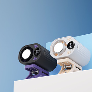Ventilador portátil con clip, pantalla digital, 199 configuraciones de velocidad, recargable por USB, ventilador de refrigeración portátil para uso en exteriores - Product Image 4