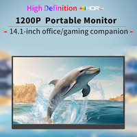 Écran portable tactile IPS FHD 1080P de 14 pouces, type C, ultra-fin, deuxième écran LCD pour ordinateur portable