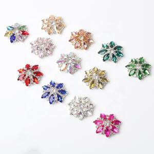 Clip di lusso sopra gli accessori con bottoni esistenti scintillanti <span class=keywords><strong>gemelli</strong></span> di strass <span class=keywords><strong>camicia</strong></span> senza bottone - Product Image 6