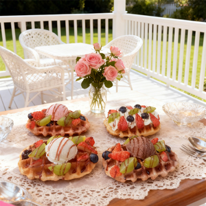 Délices de Jardin : Glaces aux fruits (Miel, Raisin, Myrtille, Fraise, Vanille), Mini Pâtisseries et Chocolats - Product Image 3