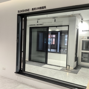 Ventanas abatibles de aluminio modernas a prueba de viento, ventanas francesas oscilantes de vidrio templado, excelente rendimiento de presión - Product Image 4