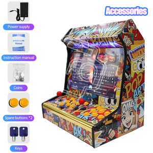 Machine d'arcade <span class=keywords><strong>Pandora</strong></span> Box à monnayeur pour 2 joueurs, 22 pouces, style rétro, pour usage commercial - Product Image 2