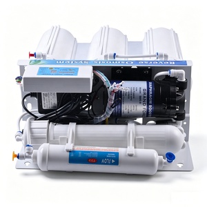 Système de filtration d'eau sous évier <span class=keywords><strong>Naturewater</strong></span> à 5 étapes autonettoyant par osmose inverse, 50 GPD, pour usage domestique et hôtelier, manuel, en acier inoxydable - Product Image 6