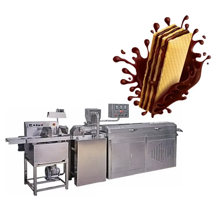 Chocolate coating machine with cooling tunnel chocolate tempering machine