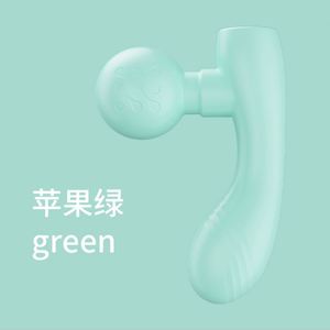 Sports Rehabilitation Mini Dual <b>Head</b> Portable Rechargeable Muscle <b>Massager</b>, Small <b>Massager</b> for Women, Home Use Fascia Gun - Product Image 2