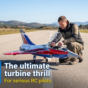 Avion RC Dassault Rafale géant de 2300 mm pour les spectacles aériens, les performances de vol, les compétitions aérobatic, l'éducation à l'aviation - Product Image 4