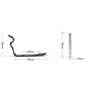 Kit de modificación de coche, soportes de bisagra, accesorios de reparación de acero para Audi A4 S4 RS4 B6 B7 8E - Product Image 3