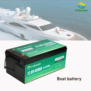 Deep Cycle 100Ah 200AH 300aH 400ah 500aH Marine Solar Energy Storage Lifepo4 48v 24v 12v Lithium Battery Pack