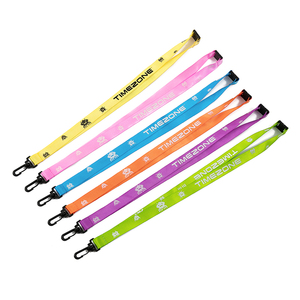 Cordones de Poliéster Ecológicos de Alta Calidad, OEM ODM, Cordón para el Cuello con Logotipo Personalizado y Accesorios de Gancho - Product Image 1