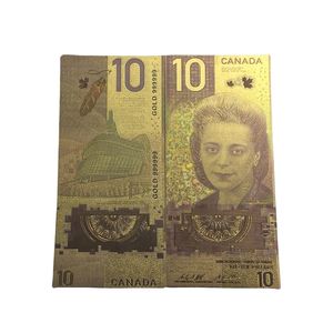 Bestseller 4 Arten KANADA Banknoten Farbige CAD-Geldscheine in 24k Goldplattierung für Sammler - Product Image 2