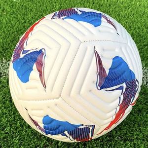 Ballon de football à prix avantageux, thermocollé, cuir PU de haute qualité, taille 5, logo personnalisé, pour match officiel - Product Image 4