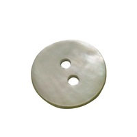 Vente en gros de boucles en coquillages naturels à deux yeux, accessoires vestimentaires, bouton de chandail tricoté