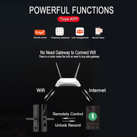 Cerradura Inteligente para Puerta XSDTS Z12 Tuya Compatible con Wifi, Módulo Remoto Zigbee