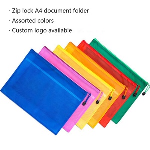 GOWELL Busta Portadocumenti in PVC a Rete con Cerniera, Formato A4, Personalizzabile con Logo Stampato - Product Image 2
