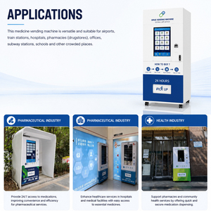 Máquina expendedora de medicamentos de autoservicio 24/7 para farmacias, kiosco farmacéutico inteligente personalizado con pantalla táctil inteligente de 32 pulgadas para aeropuertos - Product Image 5