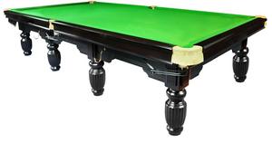 Table de billard professionnelle de luxe en acier avec coussinets en pierre de Jiujiang et bois massif, table de snooker de 12 pieds avec billes - Product Image 3