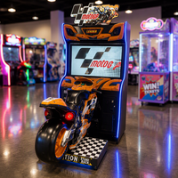 Jeu d'arcade pour enfants sur moto, simulateur de course de moto, divertissement interactif